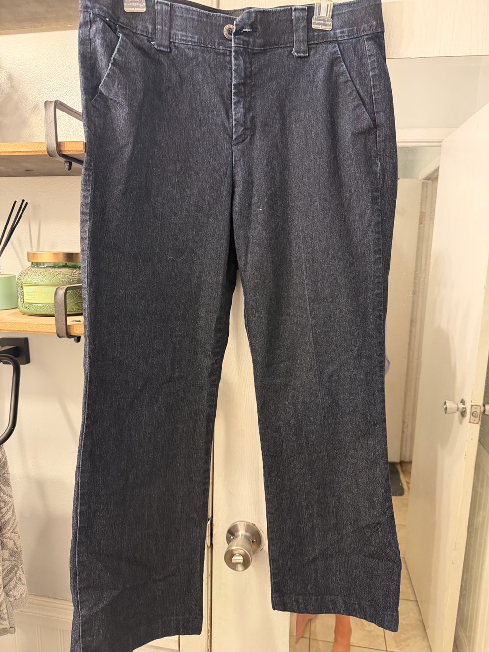 Style & Co. Dark Blue Wide Leg Jeans